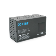 Стабилизатор напряжения релейный Conter SVRS-500VA/375W однофазный, напольного монтажа, LED дисплей, диапазон 150-270V, AC230±8%, 2*Shuko, Q6