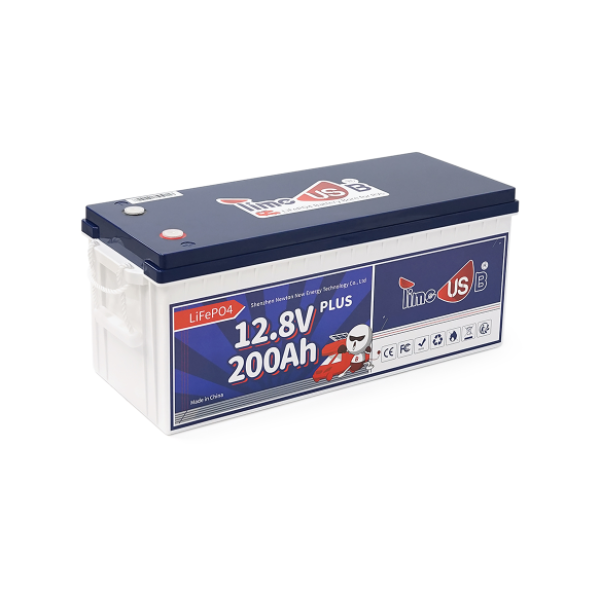 Акумуляторна батарея LiFePO4 Timeusb 12.8V 200Ah Plus, 2560Wh, BMS 200A, 532*207*216мм