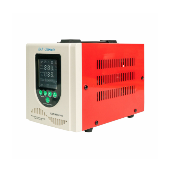 ДБЖ з правильною синусоїдою Westech EAP ULTIMATE MPS-500 (800VA), 3/5/10/15А, під зовнішню АКБ 12В (AGM/GEL/LFP), 230х145х180мм