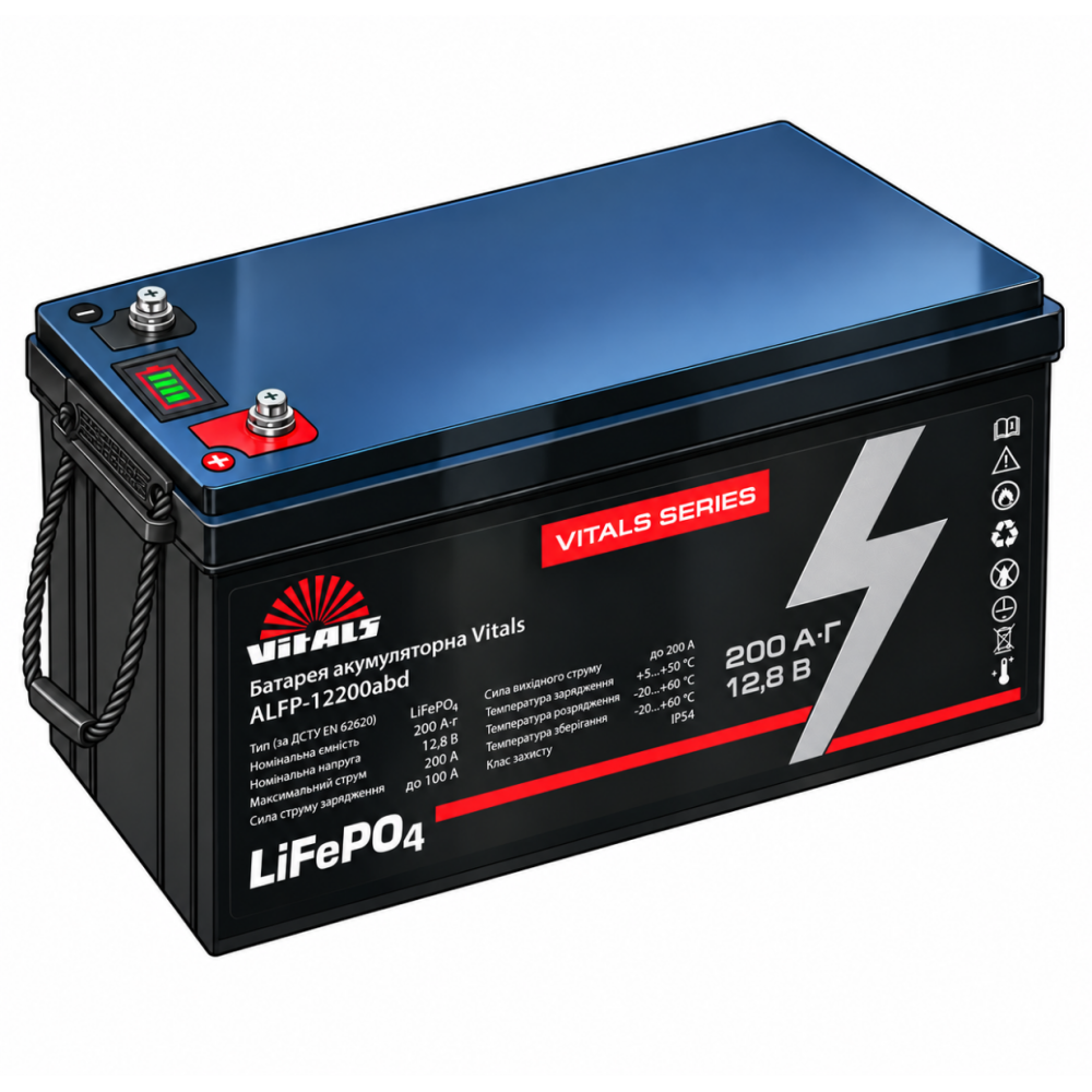 Акумуляторна батарея Vitals ALFP-12200ab
