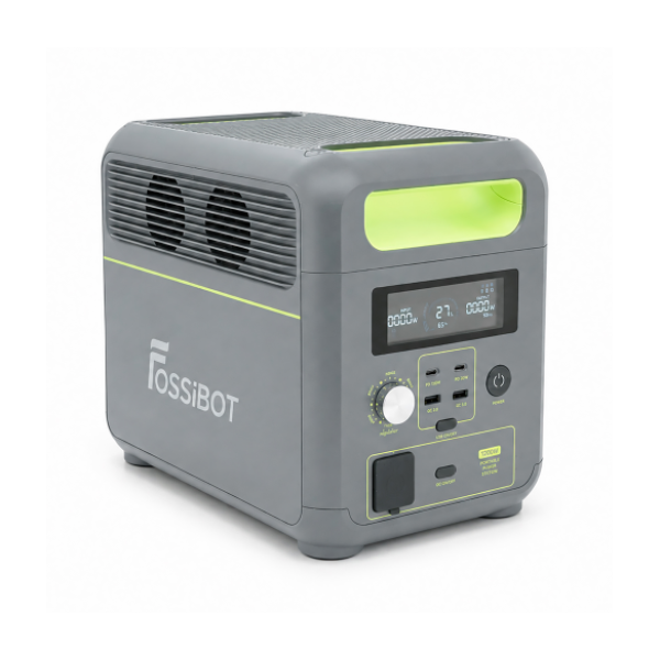 Портативна зарядна станція FOSSiBOT F1200, 1200W/1024Wh LiFePO₄, MPPT 200W max, CarPort-12V-10A, 2xAC230V, 2xUSB-A-18W, 2xUSB-C-100W, Wi-Fi, 2 мм, 11,5 кг Портативна зарядна станція FOSSiBOT F1200, 1200W/1024Wh LiFePO₄, MPPT 200W max, CarPort-12V-10A, 2xAC230V, 2xUSB-A-18W, 2xUSB-C-100W, Wi-Fi, 2 мм, 11,5 кг