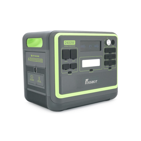 Портативна зарядна станція FOSSiBOT F2400, 2200W/2048Wh LiFePO₄, MPPT 500W max, XT60-12V/25А, 2xDC5521-12V-3A, CarPort-12V-10A, 2xAC230V, 2xUSB-A-18W, 4xUSB-C-100W, Wi-Fi, Bluetooth, charge 2 h,386*840*321 мм. 22кг Портативна зарядна станція FOSSiBOT F2400, 2200W/2048Wh LiFePO₄, MPPT 500W max, XT60-12V/25А, 2xDC5521-12V-3A, CarPort-12V-10A, 2xAC230V, 2xUSB-A-18W, 4xUSB-C-100W, Wi-Fi, Bluetooth, charge 2 h,386*840*321 мм. 22кг