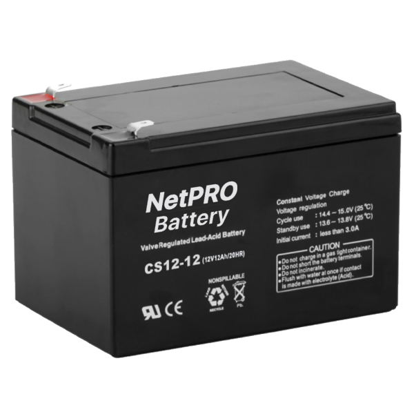 Акумуляторна батарея Netpro CS 12V 12AH Акумуляторна батарея Netpro CS 12V 12AH