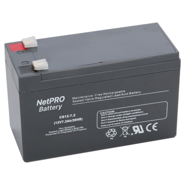 Акумуляторна батарея Netpro CS 12V 7.2AH Акумуляторна батарея Netpro CS 12V 7.2AH