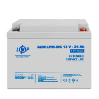 Акумуляторна батарея LogicPower LPM-MG 12V 26AH