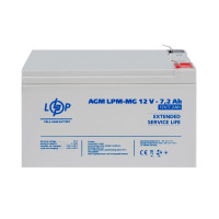 Акумуляторна батарея LogicPower LPM-MG 12V 7.2AH