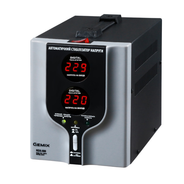 Стабілізатор напруги Gemix RDX-500 (350Вт)