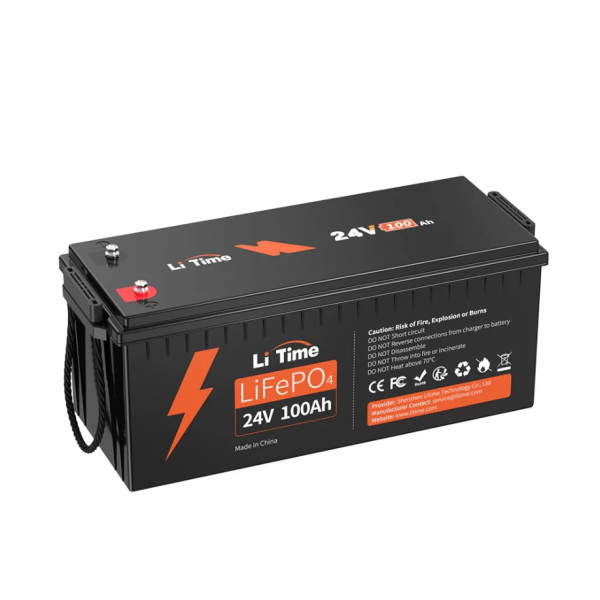 Акумуляторна батарея LiTime LiFePO4 24V100Ah TM, BMS 100A Акумуляторна батарея LiTime LiFePO4 24V100Ah TM, BMS 100A