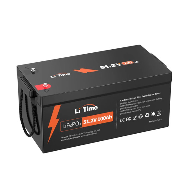Акумуляторна батарея LiTime LiFePO4 51,2V100Ah, BMS 100A Акумуляторна батарея LiTime LiFePO4 51,2V100Ah, BMS 100A
