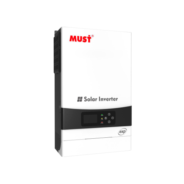 Автономный инвертор (off-grid) MUST PV19-6048EXP, 6000W, 48V, ток заряда 1-80А, 160-275V, MPPT (80А, 450 Vdc), 490х300х150 мм.