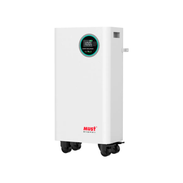 Аккумуляторная батарея Must LiFePO4 LP16-48300 51.2V 300Ah, 15.36kWh, BMS150A@16S, CAN2.0/RS232/RS485, 6000 cycles, 490x923x265, 117kg