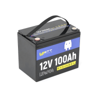 Аккумуляторная батарея WattCycle LiFePO4 WT12V100AH10 12,8V 100Ah, 1,28kWh, BMS50A@4S, 6000 cycles, 260x168x209, 10.5kg