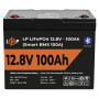 Акумуляторна батарея LP LiFePO4 12V (12,8V) - 100 Ah (1280Wh) (Smart BMS 100А) с BT пластик (20197)