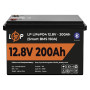 Акумуляторна батарея LP LiFePO4 12V (12,8V) - 200 Ah (2560Wh) (Smart BMS 150А) с BT пластик (20198)