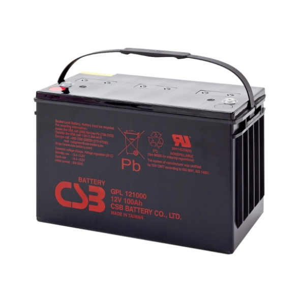 Акумуляторна батарея CSB GPL121000, 12V 100Ah (ТАЙВАНЬ)