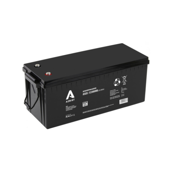 Акумуляторна батарея AZBIST Super GEL ASGEL-122000M8, Black Case, 12V 200.0Ah