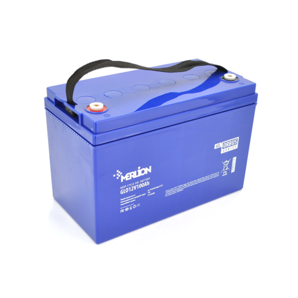 Акумуляторна батарея MERLION ORBUS GLO12V100Ah BLUE Q1/36 Акумуляторна батарея MERLION ORBUS GLO12V100Ah BLUE Q1/36