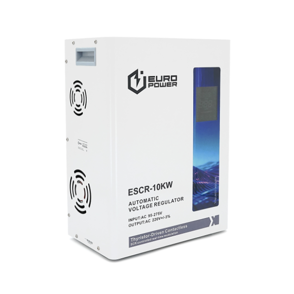 Стабілізатор напруги Europower ESCR-10KW LCD, 10000W, AC 95V-275V