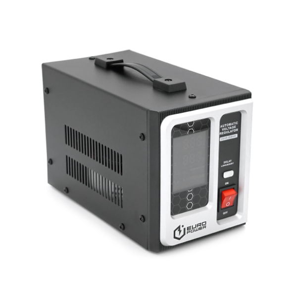 Стабилизатор напряжения Europower EQVR-2000VA LCD, 1600W, AC 100V-260V, 50Hz/60Hz, aluminum, ≤50dB, 680x330x220mm, 4.4kg, Q4