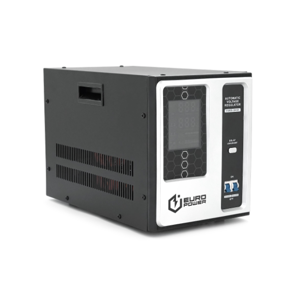 Стабилизатор напряжения Europower EQVR-10КVA LCD, 8000W, AC 100V-260V, 50Hz/60Hz, aluninum, ≤50dB, 4100x270x330mm, 18kg.