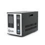 Стабілізатор напруги Europower EQVR-5000VA LCD, 4000W, AC 100V-260V, 50Hz/60Hz, aluninum, ≤50dB, 4100x270x330mm, 9.5kg, Q1