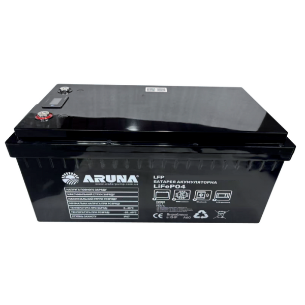 Акумуляторна батарея Aruna LFP 100-12,8BD (1280Wh, BMS, LCD)