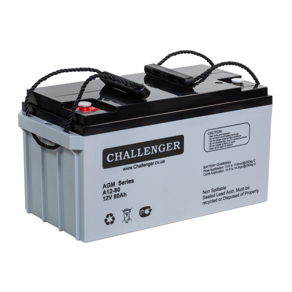 Акумуляторна батарея Challenger A12-80 Акумуляторна батарея Challenger A12-80
