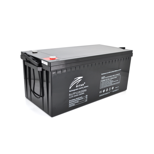 Акумуляторна батарея Ritar LiFePO4 12,8V 200Ah 2560Wh BMS100@4S Акумуляторна батарея Ritar LiFePO4 12,8V 200Ah 2560Wh BMS100@4S