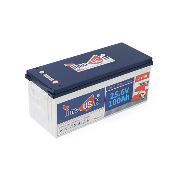  Акумуляторна батареяLiFePO4 Timeusb 25.6V 100Ah, 2560Wh, BMS 100A