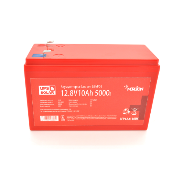 Аккумуляторная батарея Merlion LiFePO4 12.8V 10AH (4S3P/BMS-10A), (151x99x99), 1,15kg for UPS, до 5000 циклов