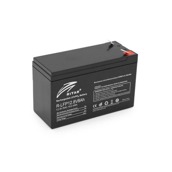 Аккумуляторная батарея Ritar LiFePO4 12,8V 8Ah BMS4A@4S