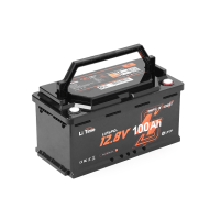  Акумуляторна батарея Li-TIME LiFePO4 12.8V 100Ач 1280Wh Bluetooth, 4000Cycles, BMS100A