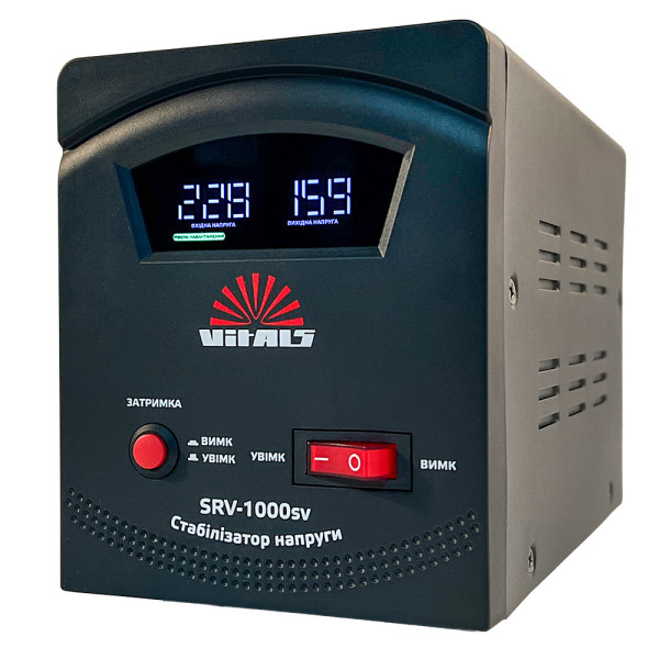 Стабілізатор напруги Vitals SRV-1000sv Стабілізатор напруги Vitals SRV-1000sv