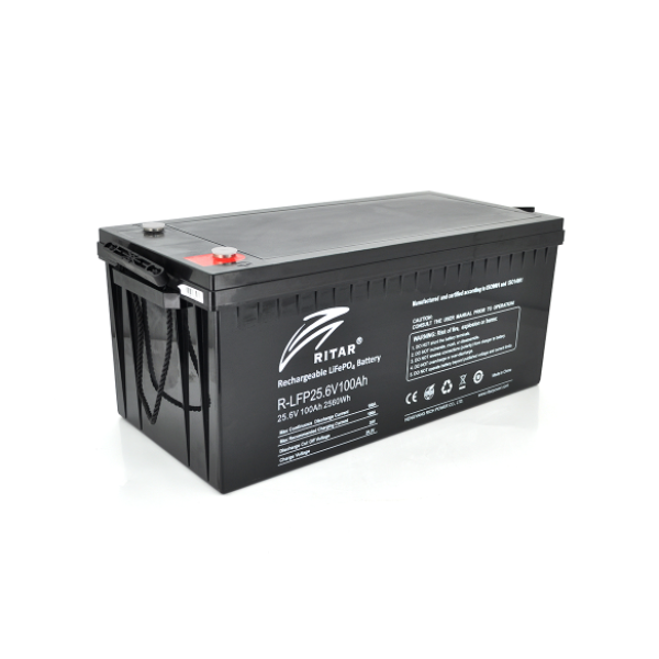  Акумуляторна батарея Ritar LiFePO4 25,6V 100Ah 2560Wh BMS100A@8S