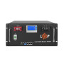  Акумуляторна батарея LP LiFePO4 48V (51,2V) - 100 Ah (5120Wh) (Smart BMS 100A) з LCD RM