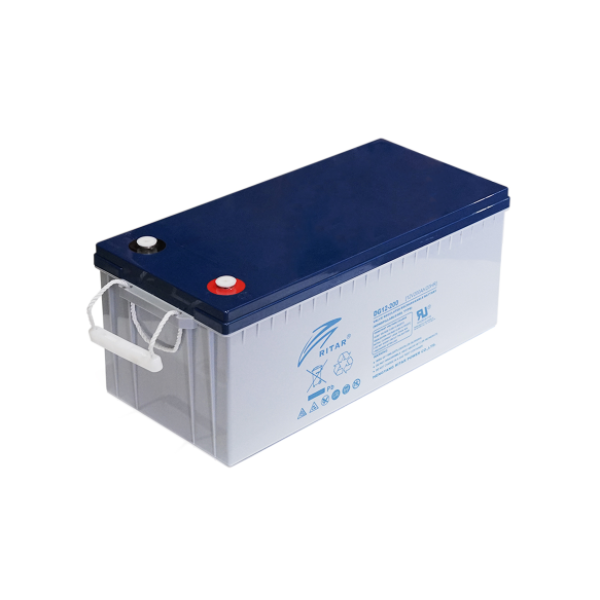 Акумуляторна батарея GEL RITAR DG12-200, Gray Case, 12V 200.0Ah