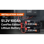 Акумуляторна батарея LiTimе LiFePO4 51,2V100Ah ComFlex Edition, BMS 100A (MAX 500A 1sec) Акумуляторна батарея LiTimе LiFePO4 51,2V100Ah ComFlex Edition, BMS 100A (MAX 500A 1sec)